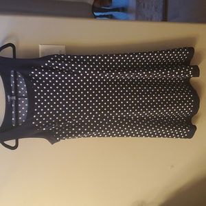Chaps Polka Dot Dress